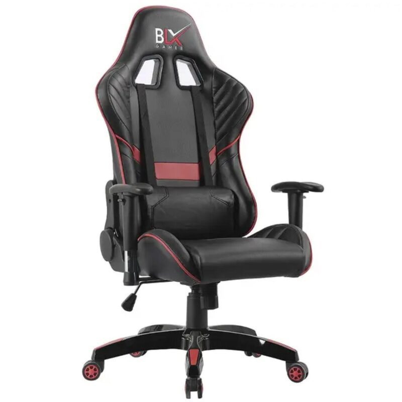 Cadeira Gamer Giratória BLX GAMER 6009G – Vermelho/Preto – 30031 Solução Office 2