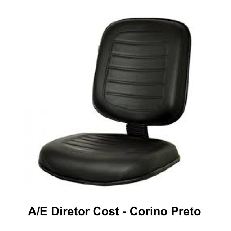 A/E Diretor Costurado GOMADA – Cor PRETA – 38002 Solução Office 2