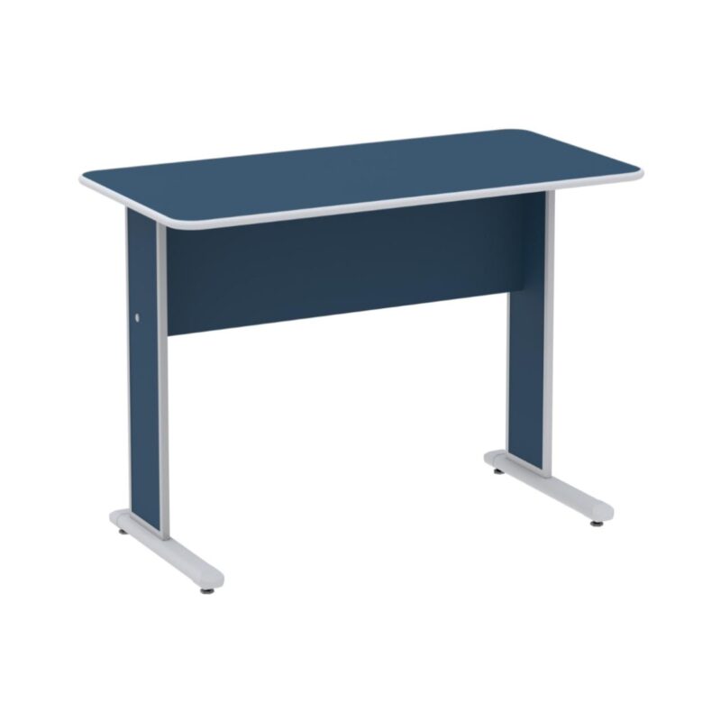 Mesa Escritório 0,90×0,60m – Cor Azul 44083 Solução Office 2