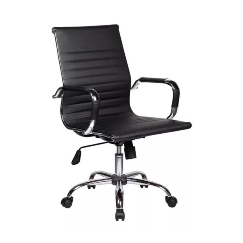 Cadeira DIRETOR Charles Eames Esteirinha – PRETO – PMD – 32887 Solução Office 2