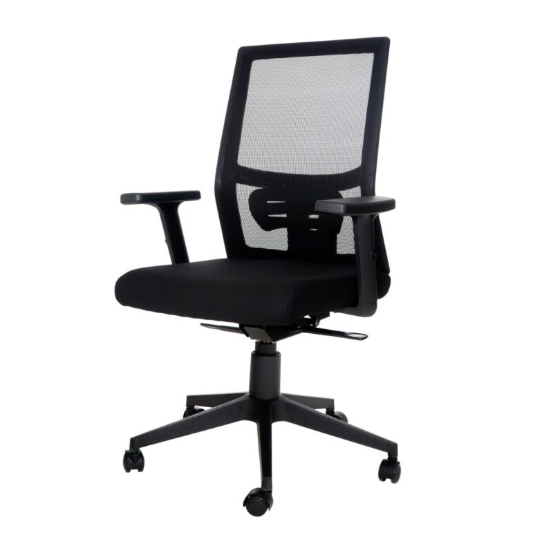 Cadeira de Escritório Diretor TELA Mesh KIEV – COR PRETO – 34006 Solução Office 2