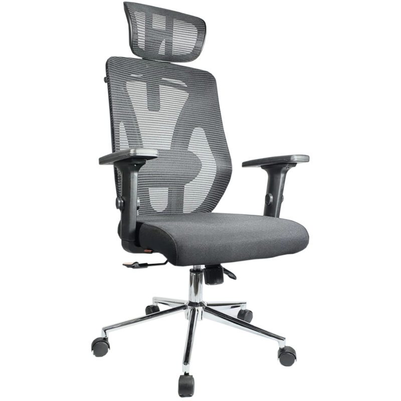 Cadeira Presidente Tela MK-4010 COR PRETO – 30029 Solução Office 2