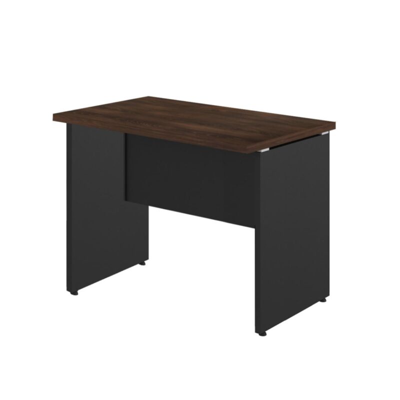 Mesa Escritório 1,20×0,60m – S/ Gavetas MARSALA / PRETO – 23470 Solução Office 2