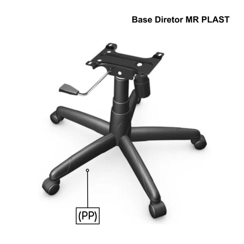 Base Giratória Dir/Pres Relax com ARANHA PP – 99920 Solução Office 2