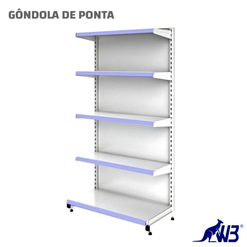 Ponta de Gôndola 1,62×0,90m 15009 Solução Office 2