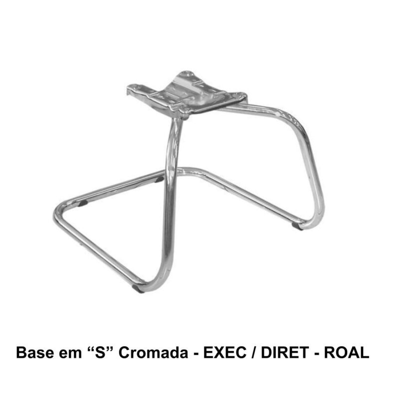 Base em “S” CROMADA – ROAL – 42108 Solução Office 2