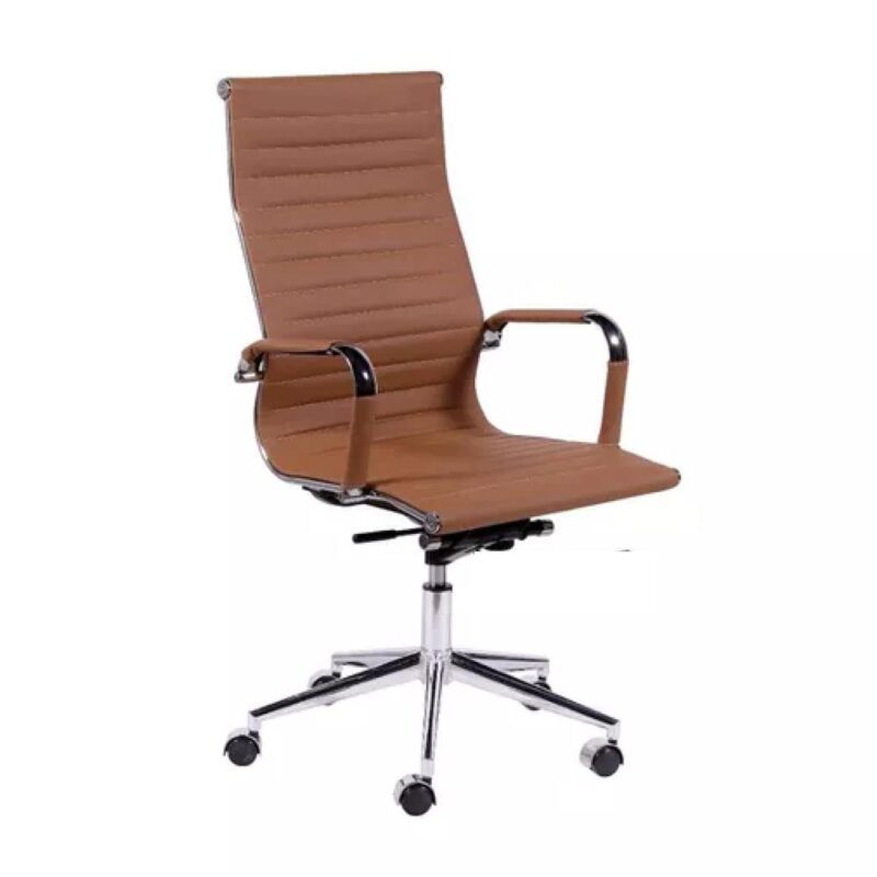 Cadeira Charles Eames Esteirinha – CARAMELO – 32885 Solução Office 2