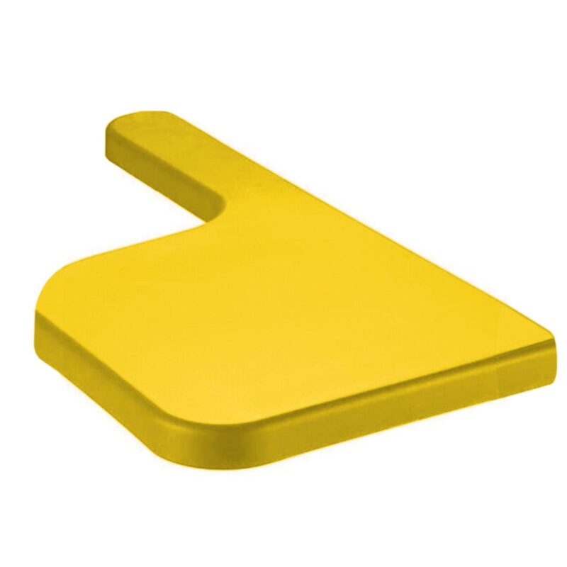 Prancheta Escolar Plástica AMARELO  Lado ESQUERDA – REALPLAST – 72094 Solução Office 2